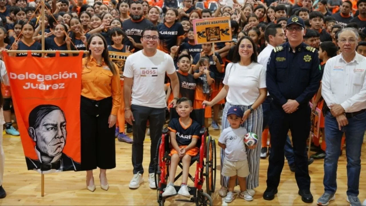 Juárez abanderó a 519 atletas para la Olimpiada y Paralimpiada Estatal 2026