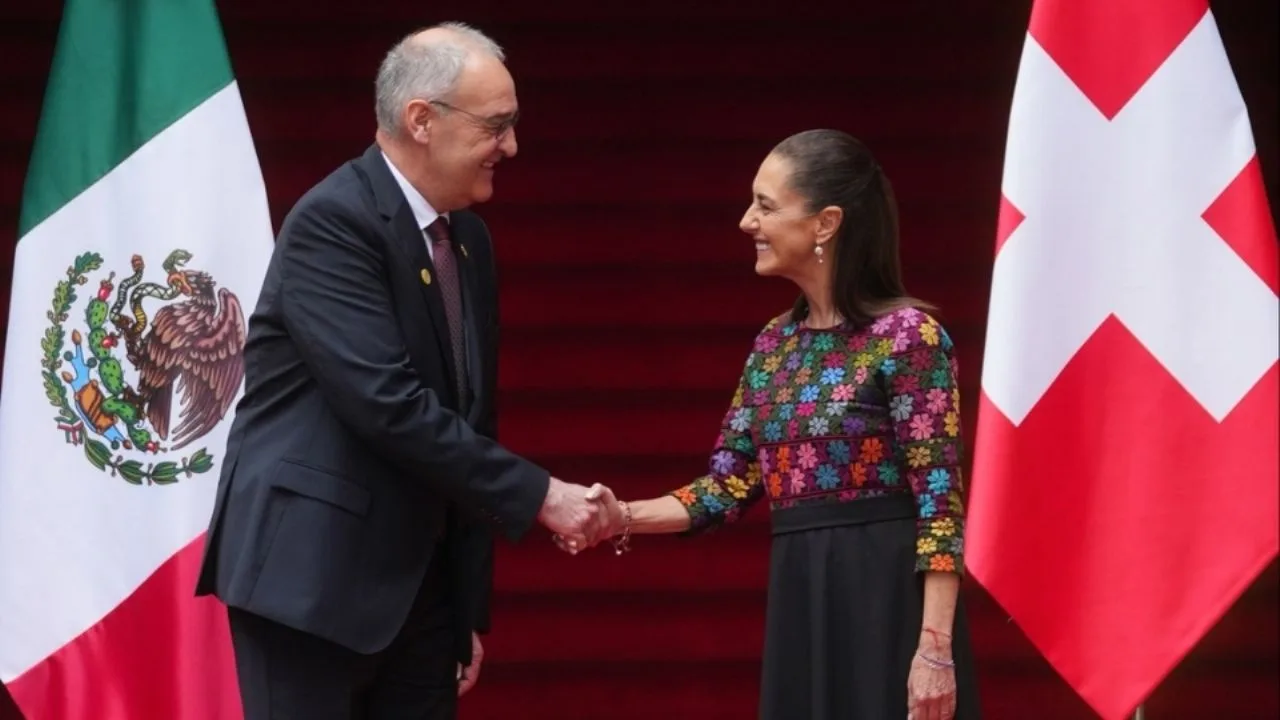 Sheinbaum y presidente suizo acuerdan fortalecer inversiones y cooperación bilateral