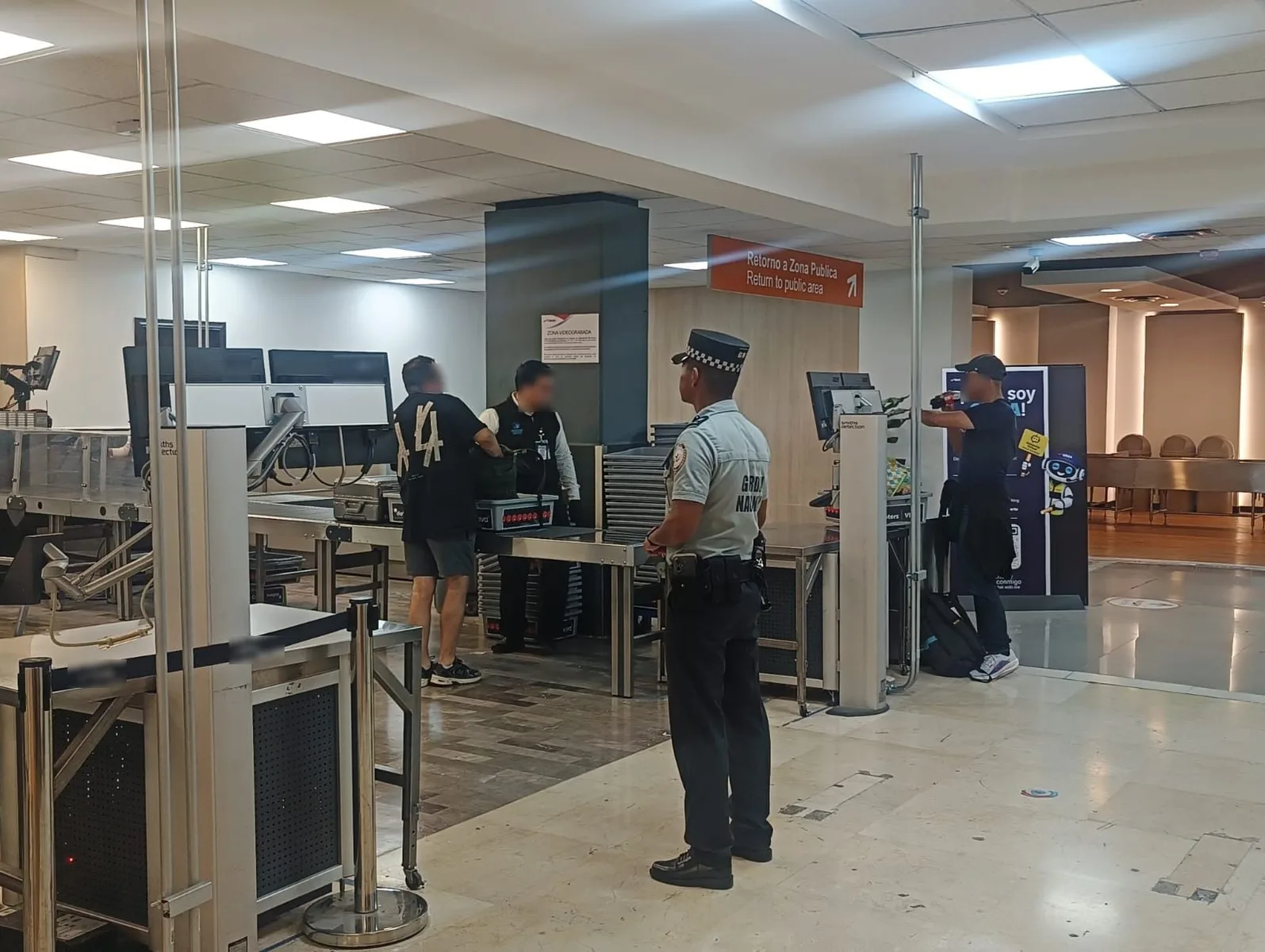 Guardia Nacional refuerza seguridad en el Aeropuerto Internacional de Monterrey