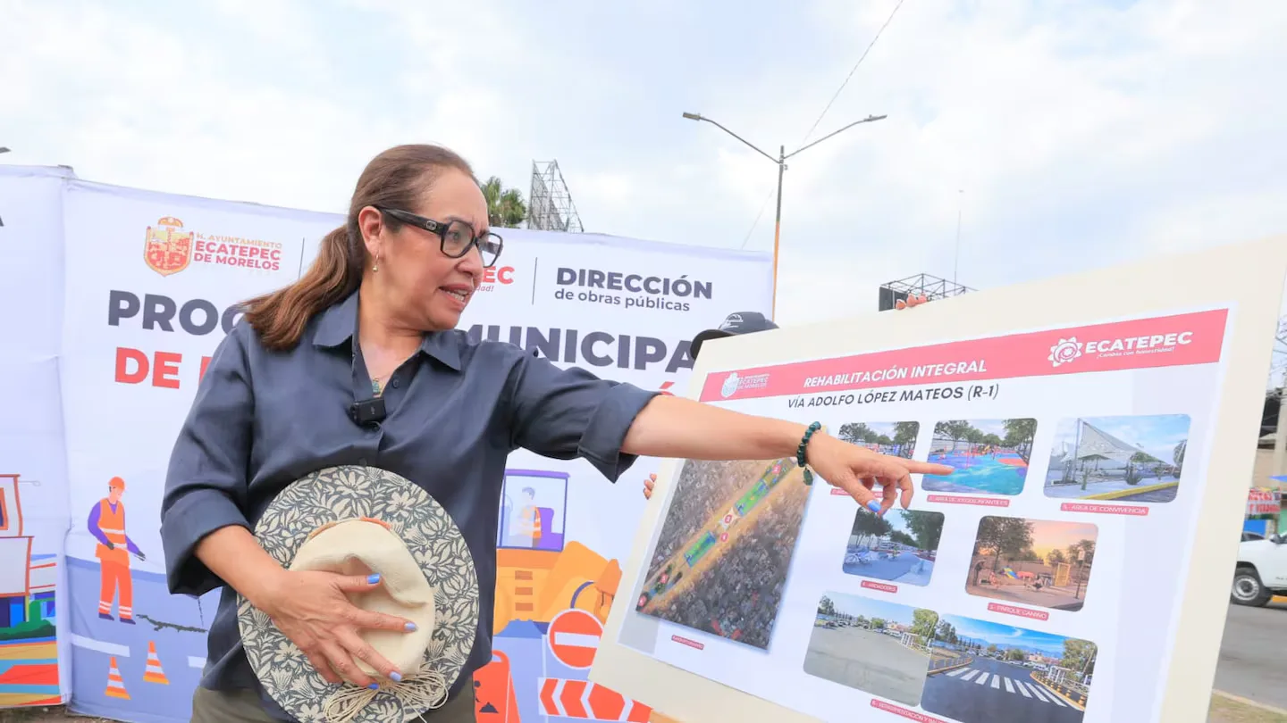 Detectan cavernas de hasta seis metros bajo la avenida R1 en Ecatepec