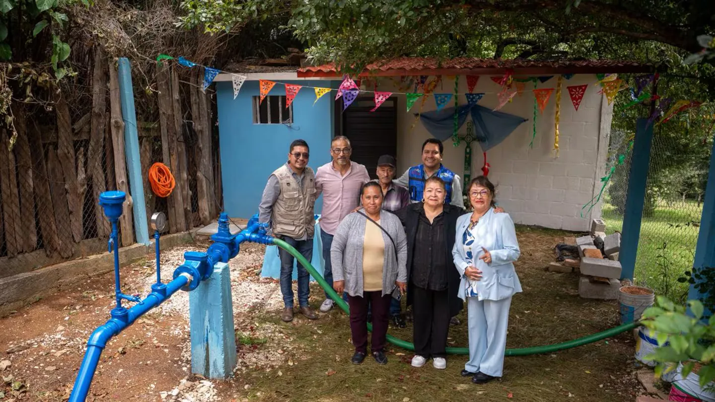 Nuevo pozo en Cuxtitali mejora el abasto de agua potable para la comunidad