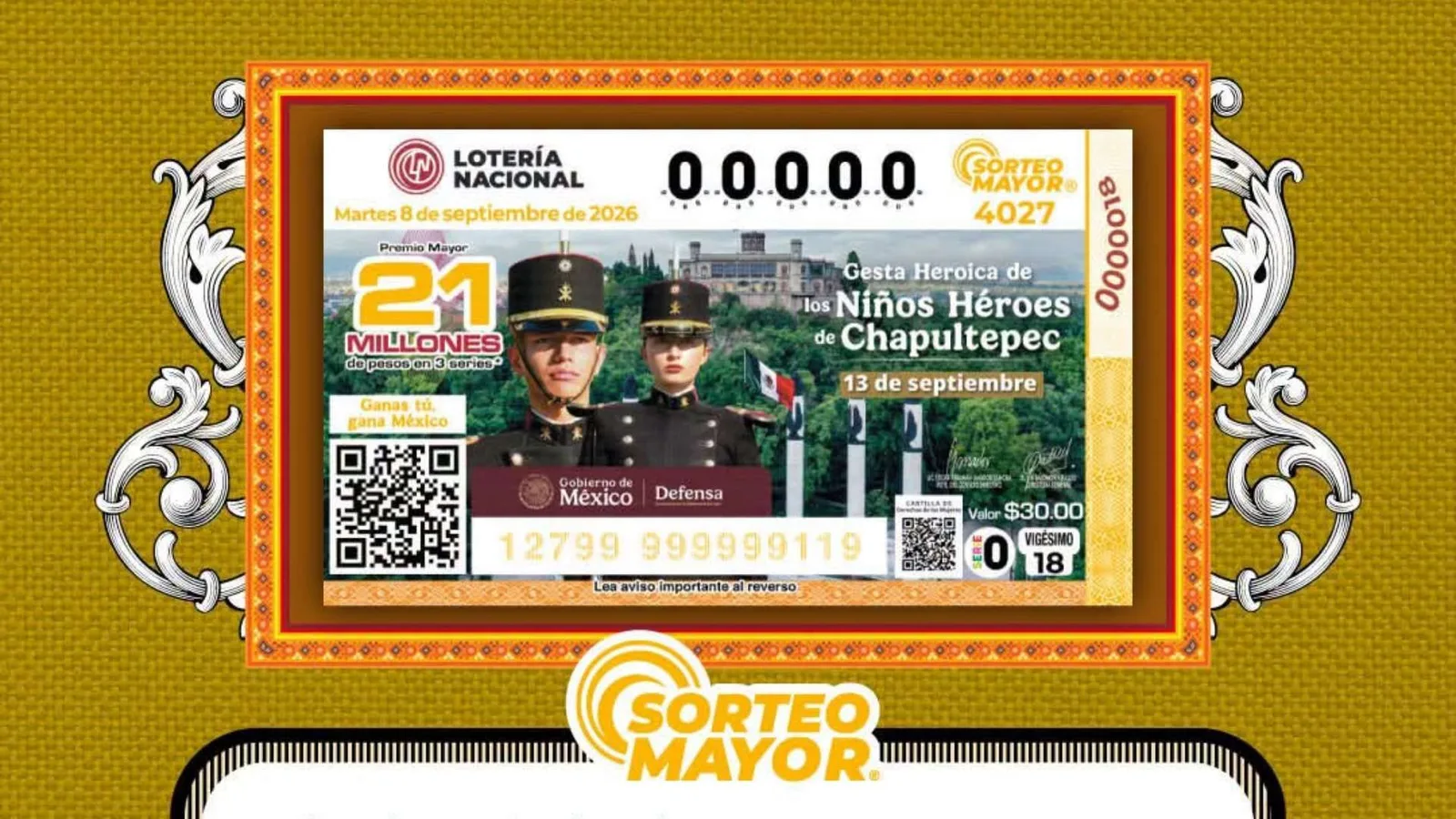 Premio de 21 Millones de Pesos de la Lotería Nacional cae en Monterrey