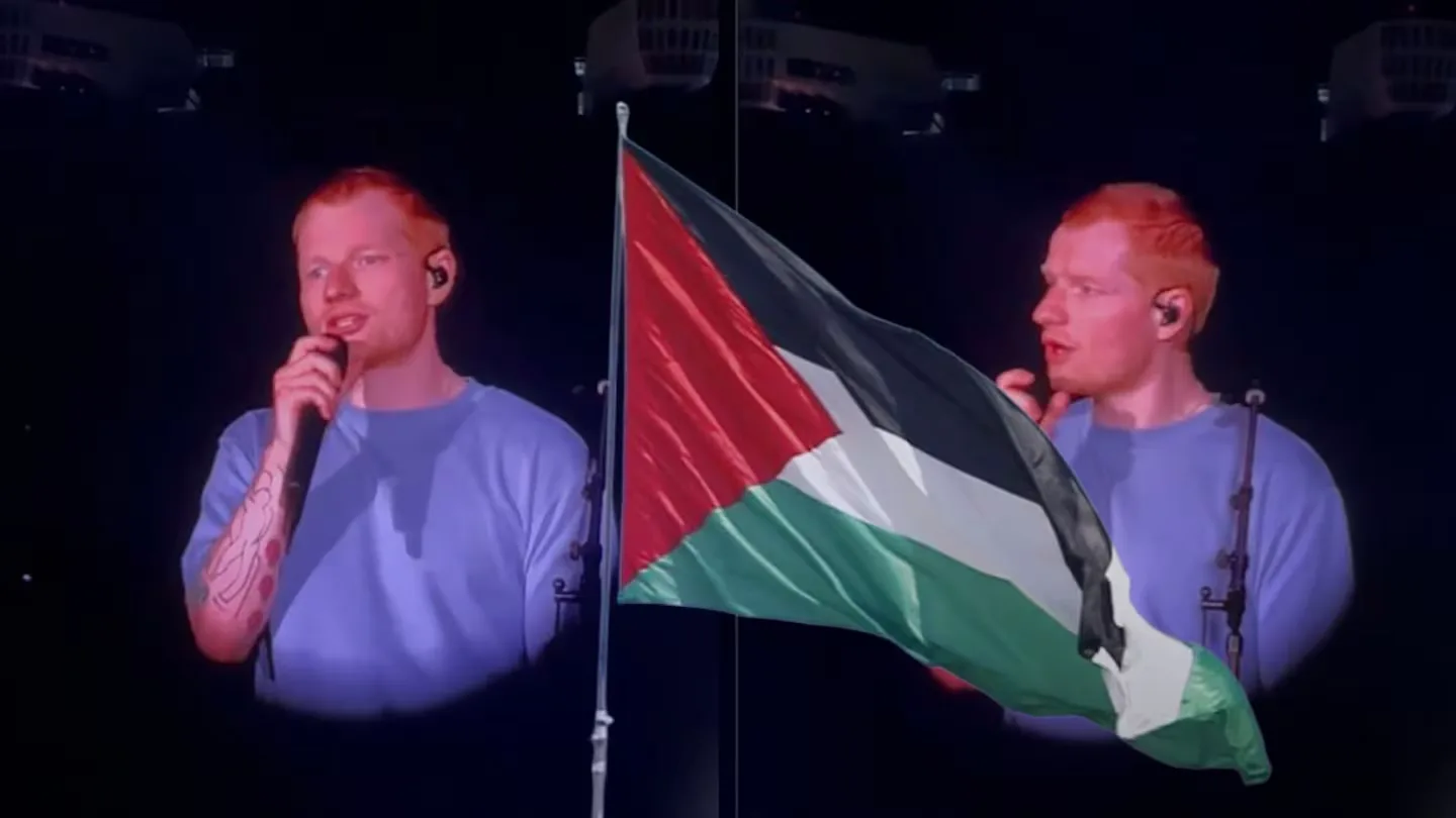 Ed Sheeran se pronuncia sobre la situación en Gaza durante su concierto en Filadelfia