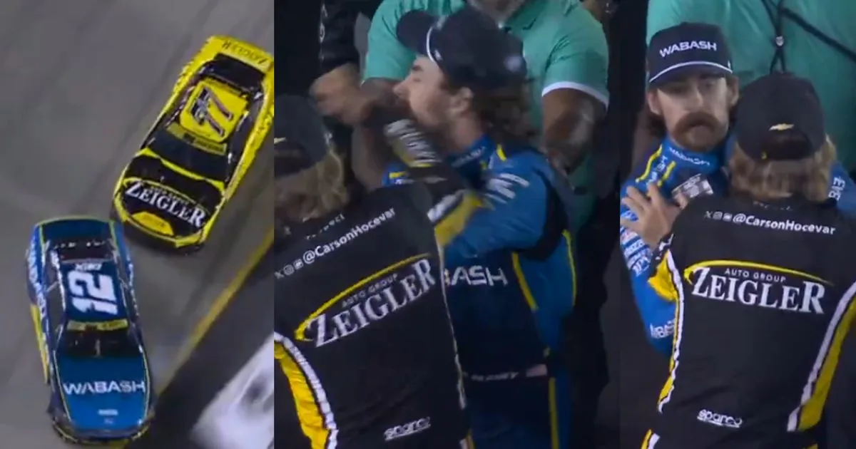 Pelea entre pilotos de NASCAR tras incidente en carrera de Bristol