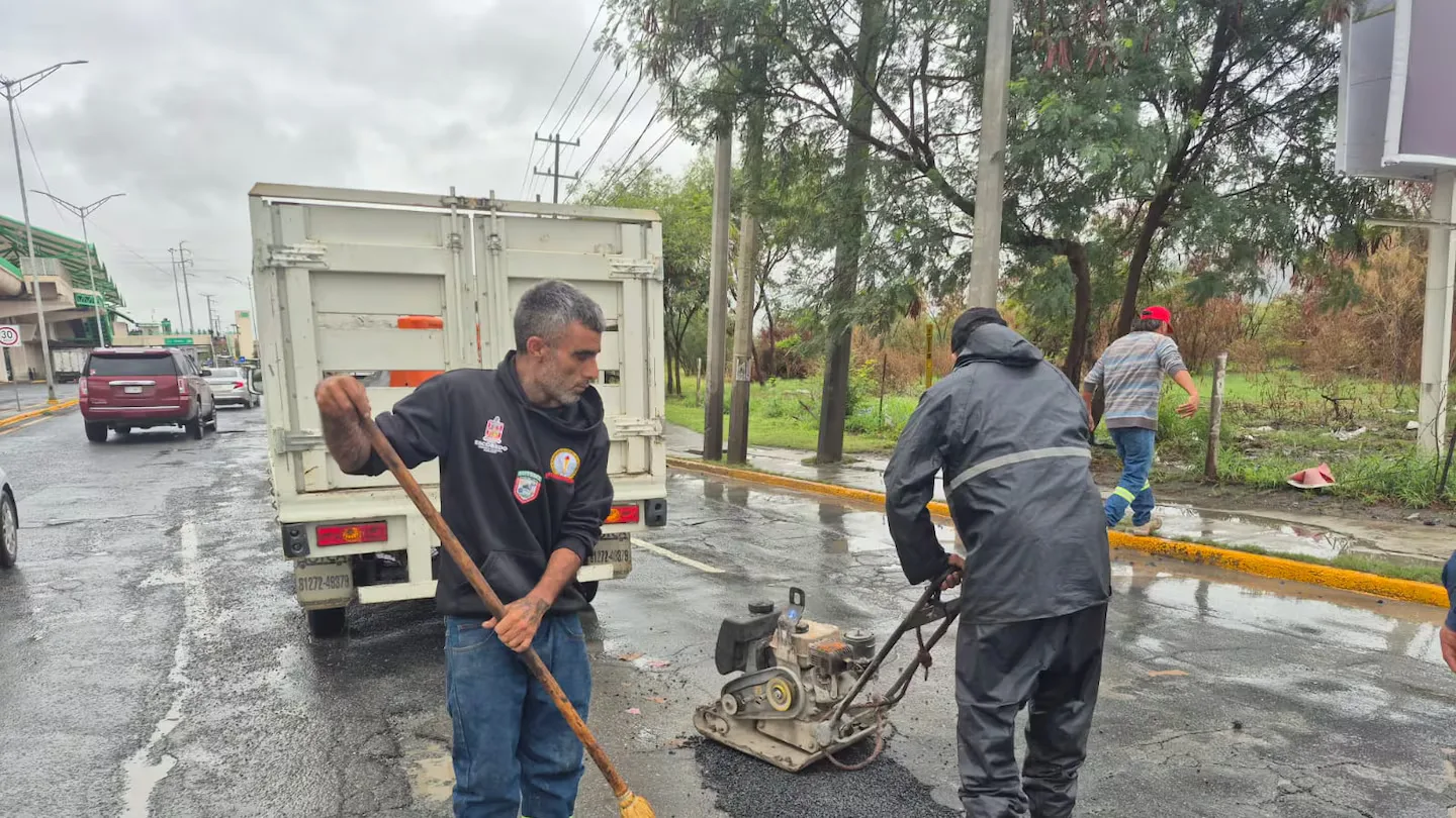 Escobedo realiza operativos de supervisión tras lluvias del fin de semana
