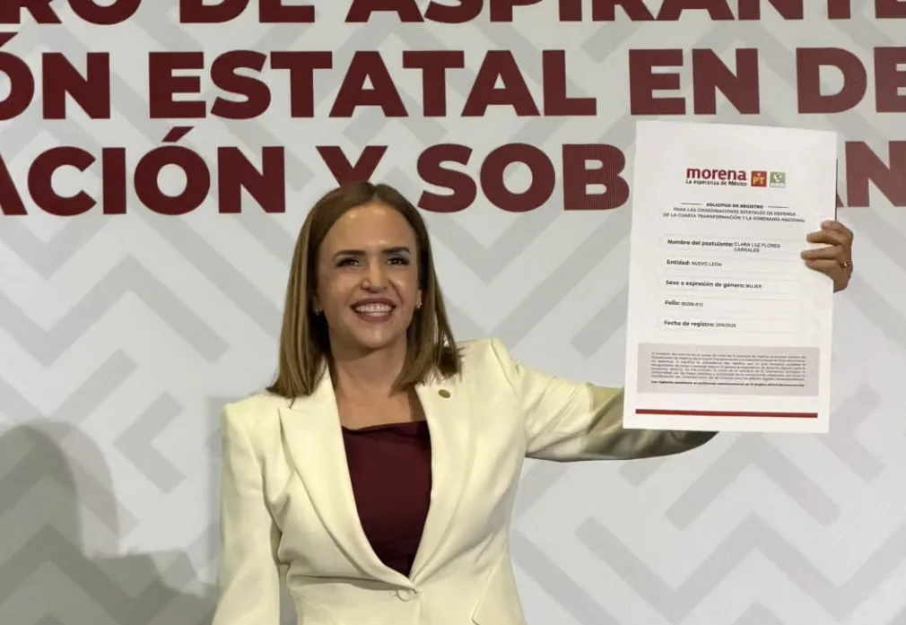 Partido Verde rechaza a Clara Luz Flores como coordinadora estatal en Nuevo León