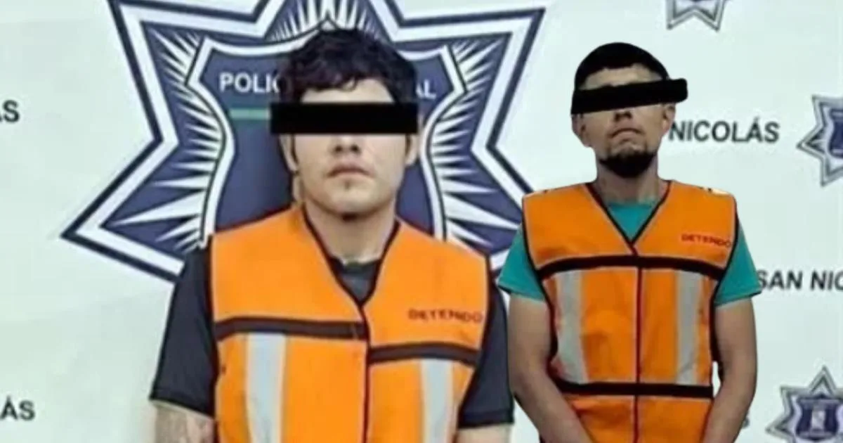 Detienen a dos hombres por robos en el Centro de San Nicolás de los Garza