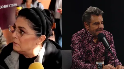 Victoria Ruffo bromea sobre el posible traslado de Eugenio Derbez a España