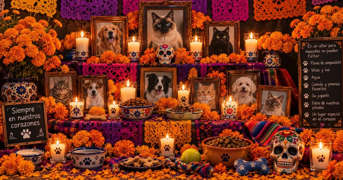 Día de Muertos: Cómo honrar a las mascotas en el altar