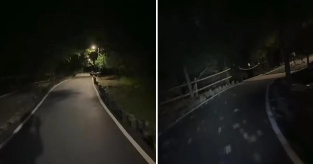 Ciclista graba misteriosa silueta en el Gran Parque Río La Silla
