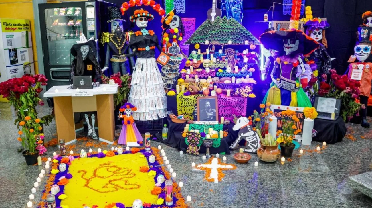 Concurso de Altares de Muertos en Nuevo León reúne a 11 dependencias
